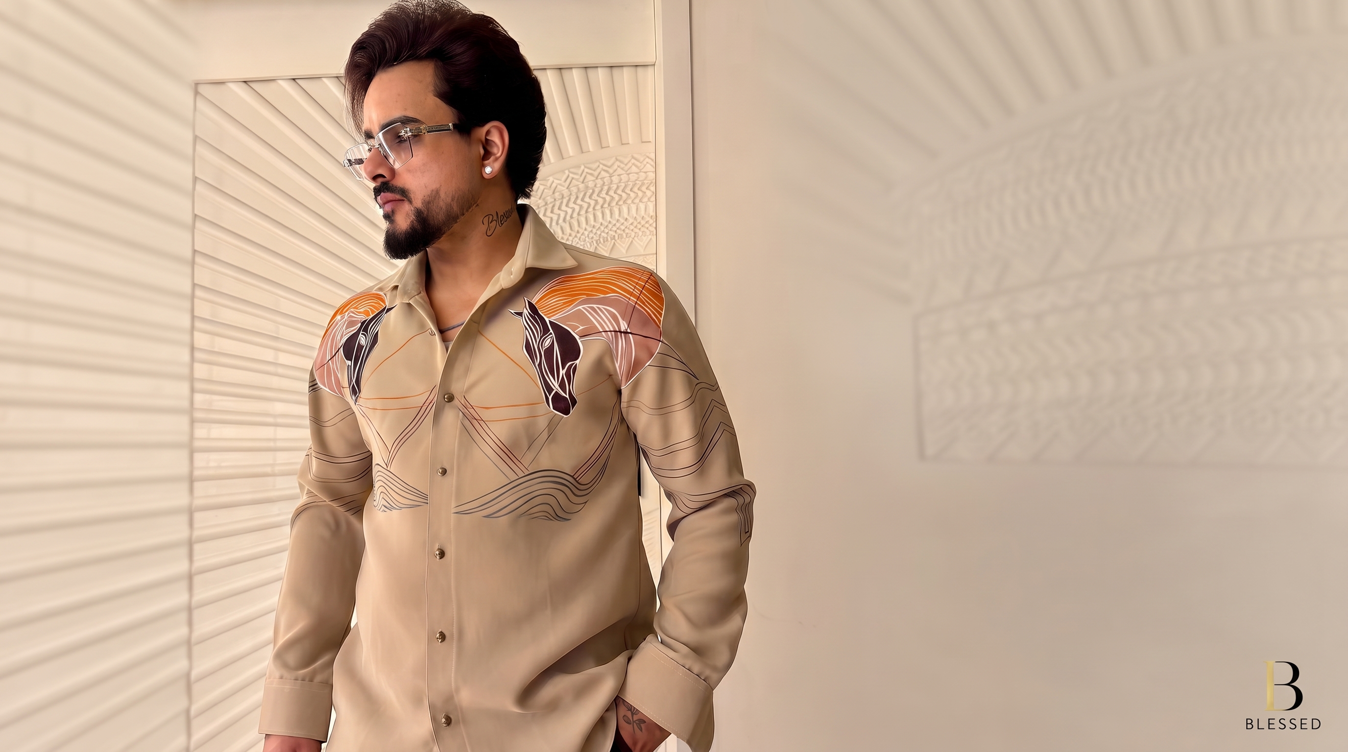 Blessings horse print shirt collection
